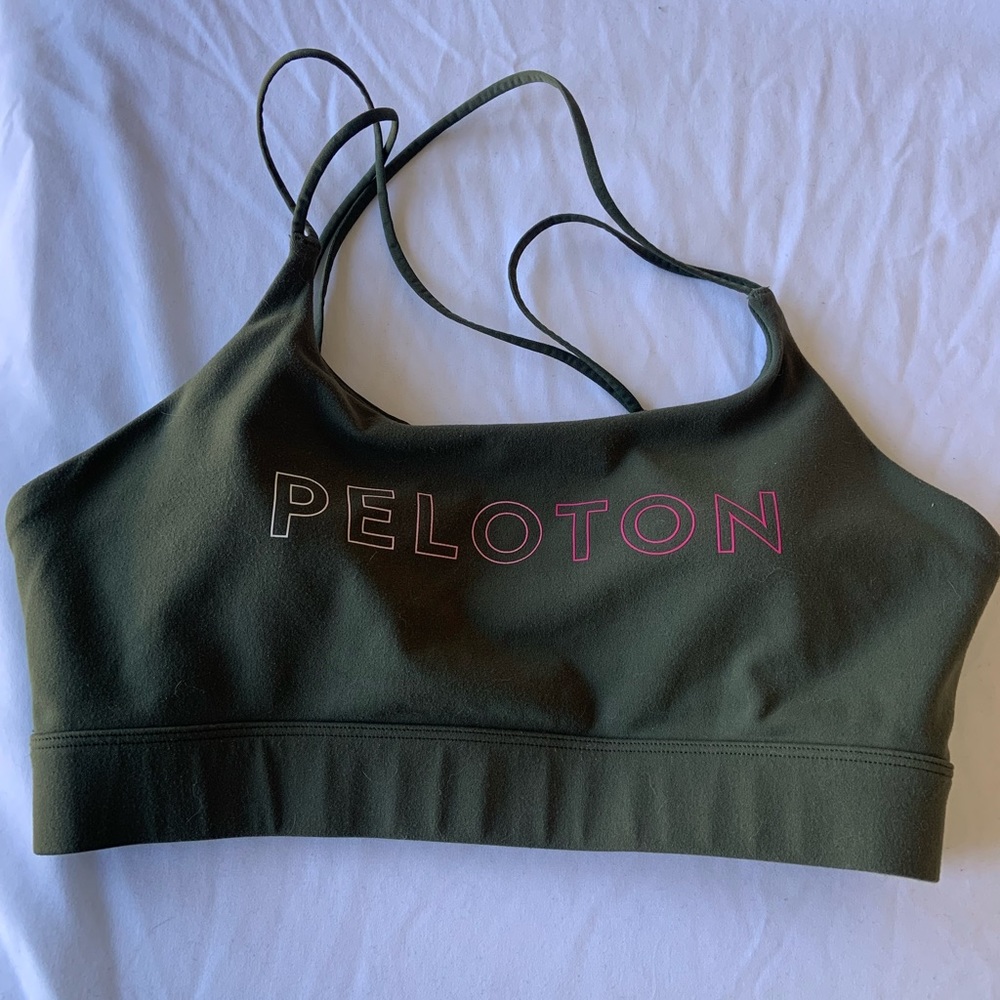 Peloton Olive Sports Bra